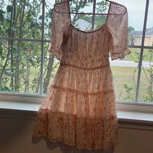 On or Off the shoulder maxi floral dress